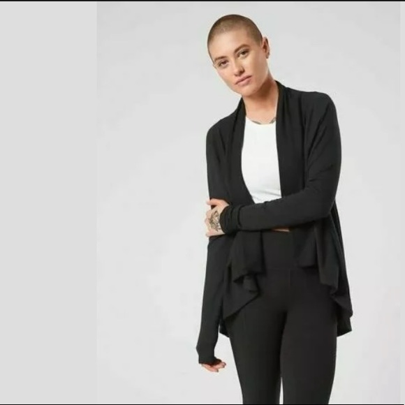 Athleta Sweaters - ATHLETA Nirvana Wear Two Ways Wrap Black NWT